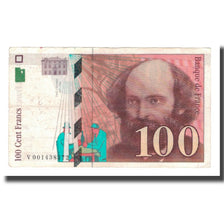 France, 100 Francs, Cézanne, 1997, EF(40-45), Fayette:74.01, KM:158a