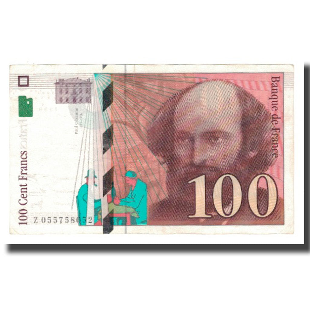 Francia, 100 Francs, Cézanne, 1998, EBC, Fayette:74.02, KM:158a