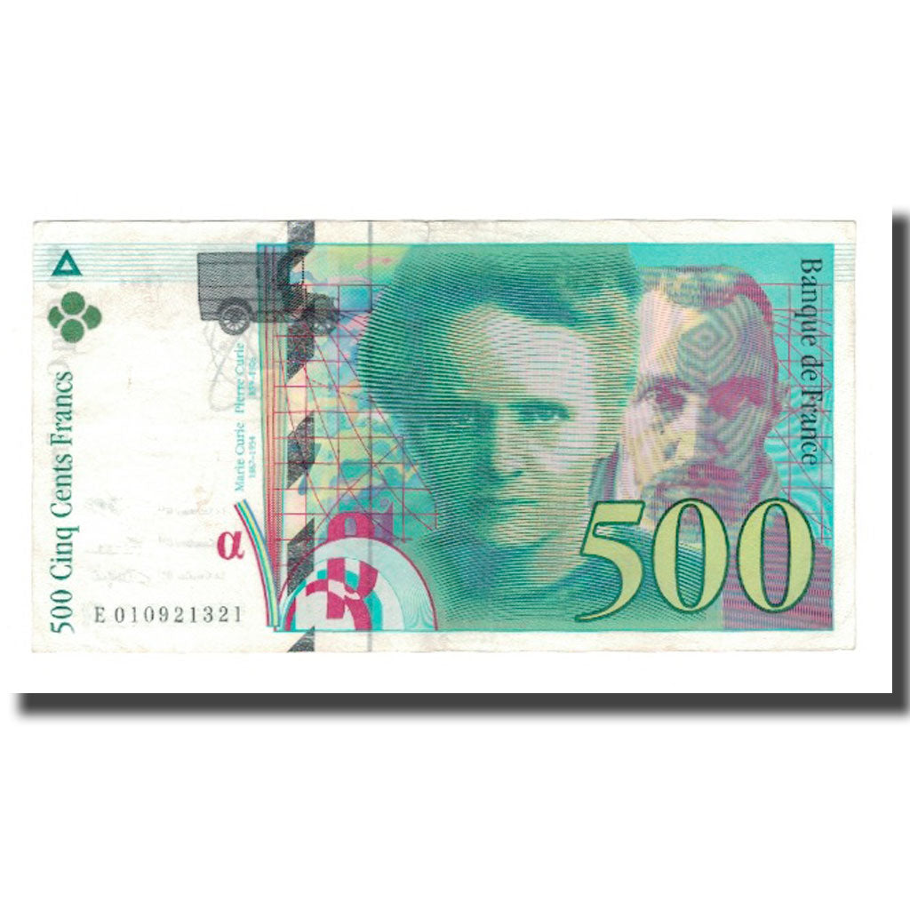 Francia, 500 Francs, Pierre et Marie Curie, 1994, MBC, Fayette:76.01, KM:160a