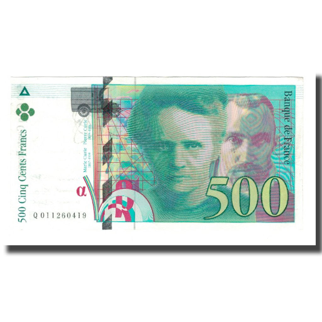 Frankrijk, 500 Francs, Pierre et Marie Curie, 1994, TTB, Fayette:76.01, KM:160a