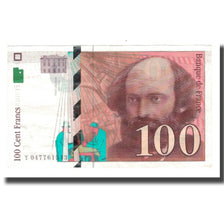 França, 100 Francs, Cézanne, 1998, AU(50-53), Fayette:74.02, KM:158a