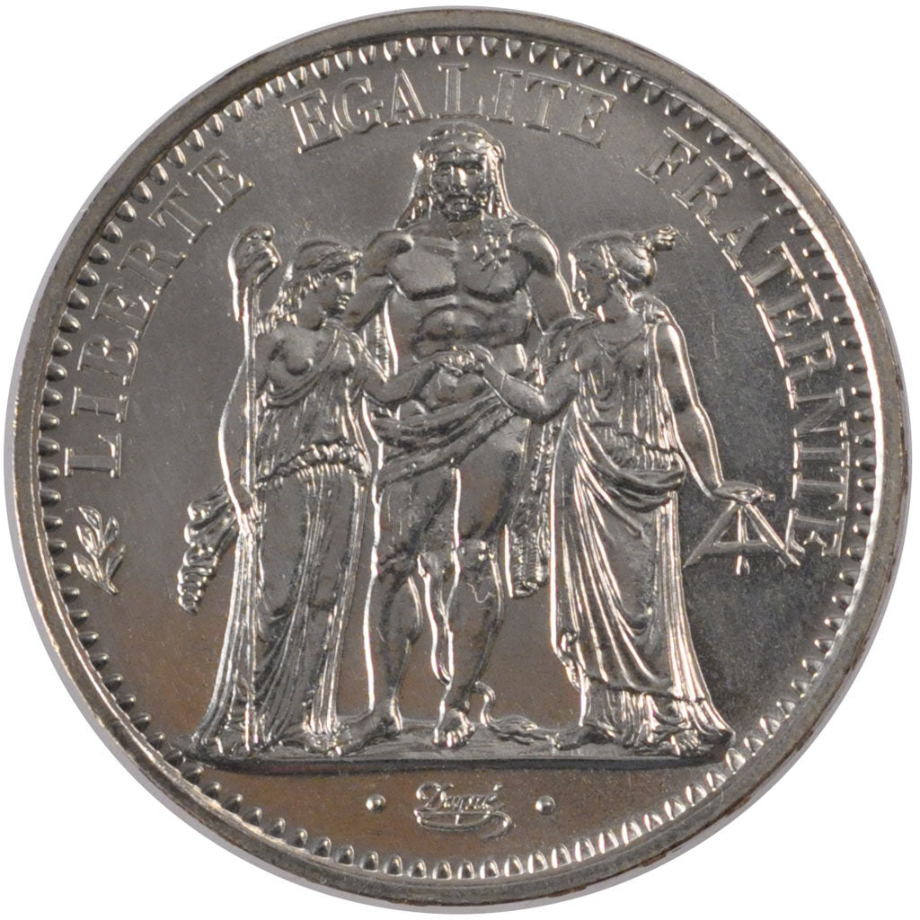 FRANCE, Hercule, 10 Francs, 1971, Paris, KM #932, MS(60-62), Silver, 37,...