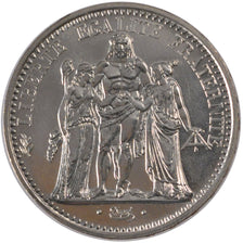FRANCE, Hercule, 10 Francs, 1971, Paris, KM #932, MS(60-62), Silver, 37,...