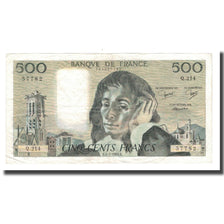 France, 500 Francs, Pascal, 1984, 1984-07-05, AU(50-53), Fayette:71.31, KM:156e
