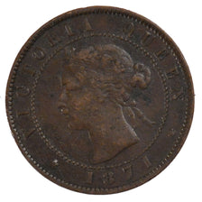Canada, Cent, 1871, EF(40-45), Copper, 5.56