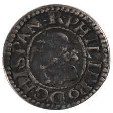 Spagna, Philip III, 1/2 Réal, 1611, Seville, BB, Argento, KM:15.2