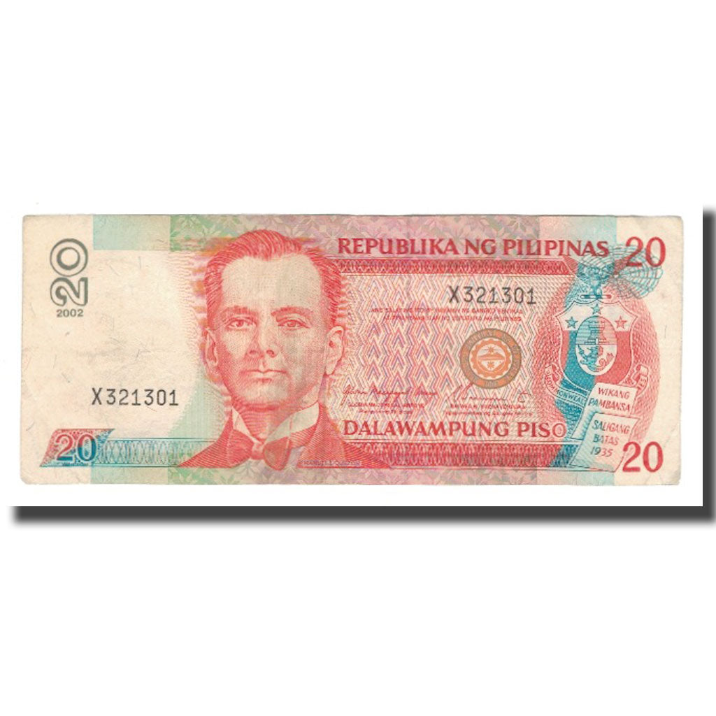Nota, Filipinas, 20 Piso, undated (1986-94), KM:170a, EF(40-45)
