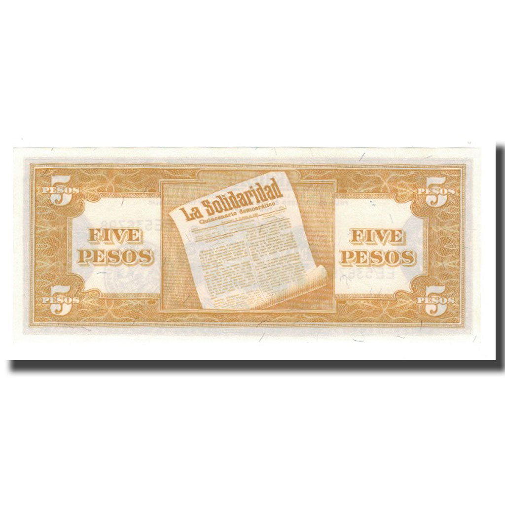 Biljet, Fillipijnen, 5 Pesos, KM:135e, NIEUW