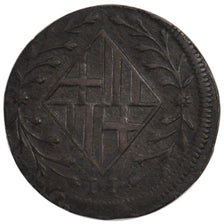 Monnaie, Espagne, BARCELONA, Joseph (Jose) Napolean, 2 Quartos, 1808, Barcelone