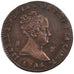Münze, Spanien, Isabel II, 8 Maravedis, 1844, Jubia, SS+, Kupfer, KM:531.2
