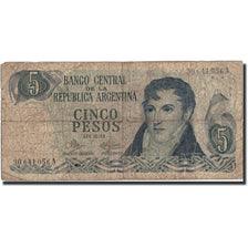 Banconote, Argentina, 5 Pesos, Undated (1974-76), KM:294, UNDATED (1974-1976)
