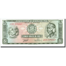 Geldschein, Peru, 5 Soles De Oro, 1970, 1970-10-16, KM:99b, VZ