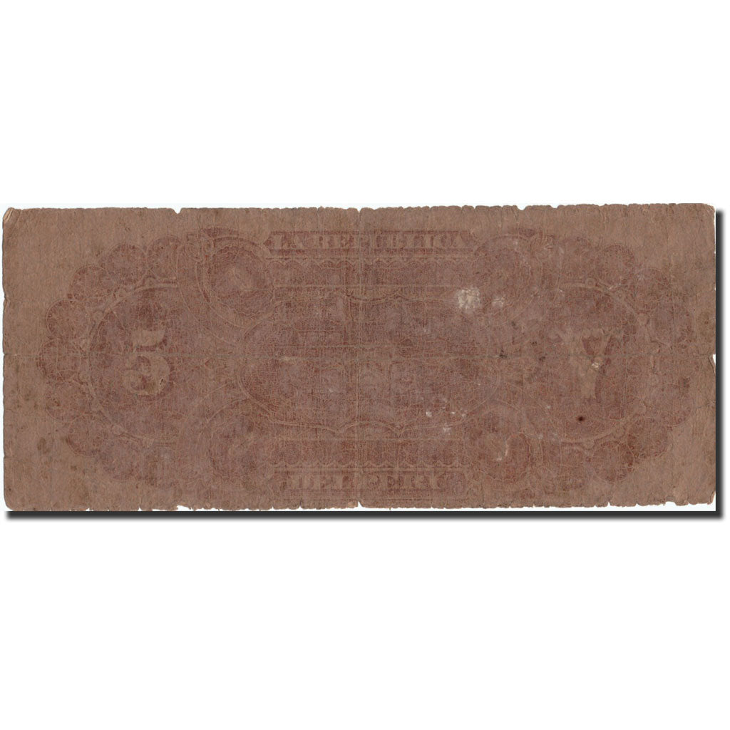 Geldschein, Peru, 5 Soles, 1879, 1879-06-30, KM:4, SGE