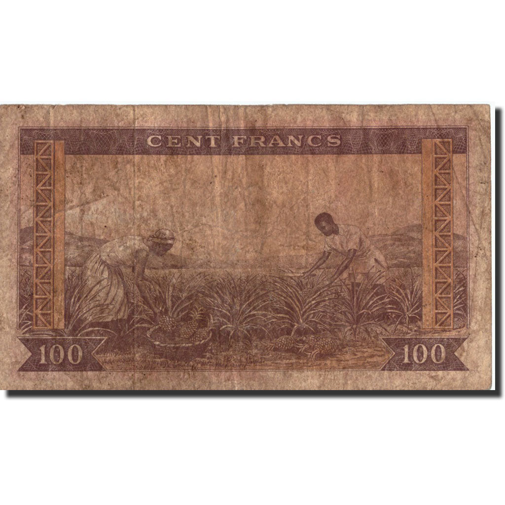 Banconote, Guinea, 100 Francs, 1960, KM:13a, 1960-03-01, MB