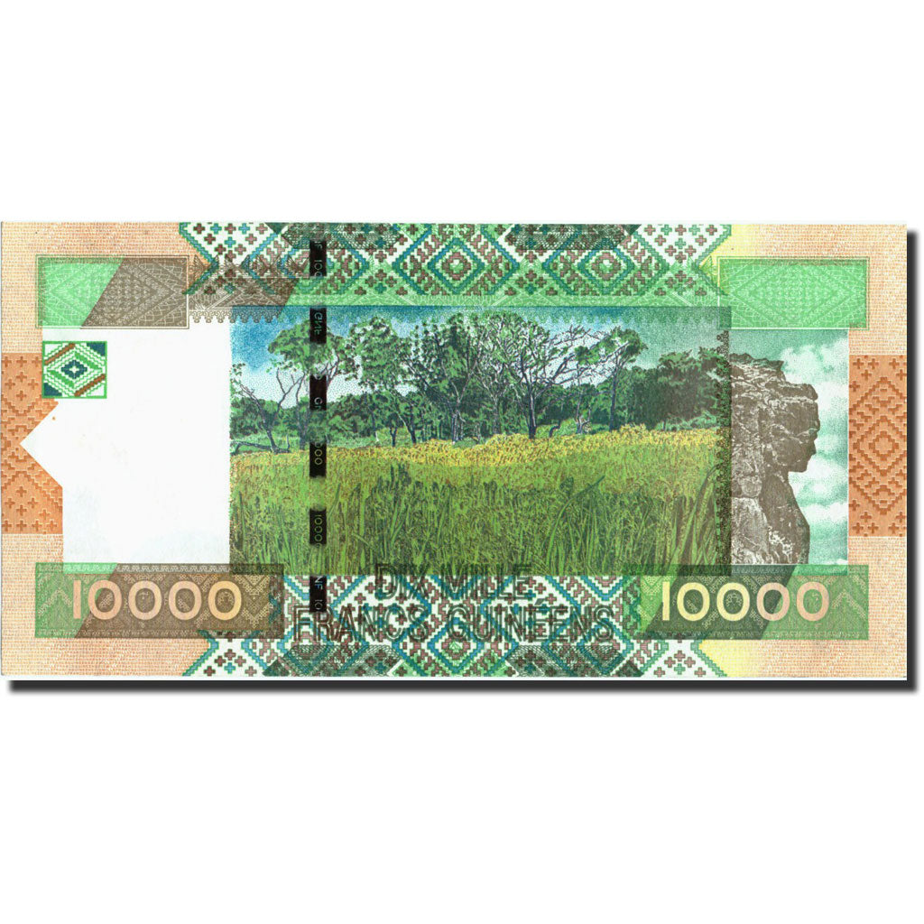 Billete, 10,000 Francs, 2007, Guinea, KM:42a, 2007, UNC