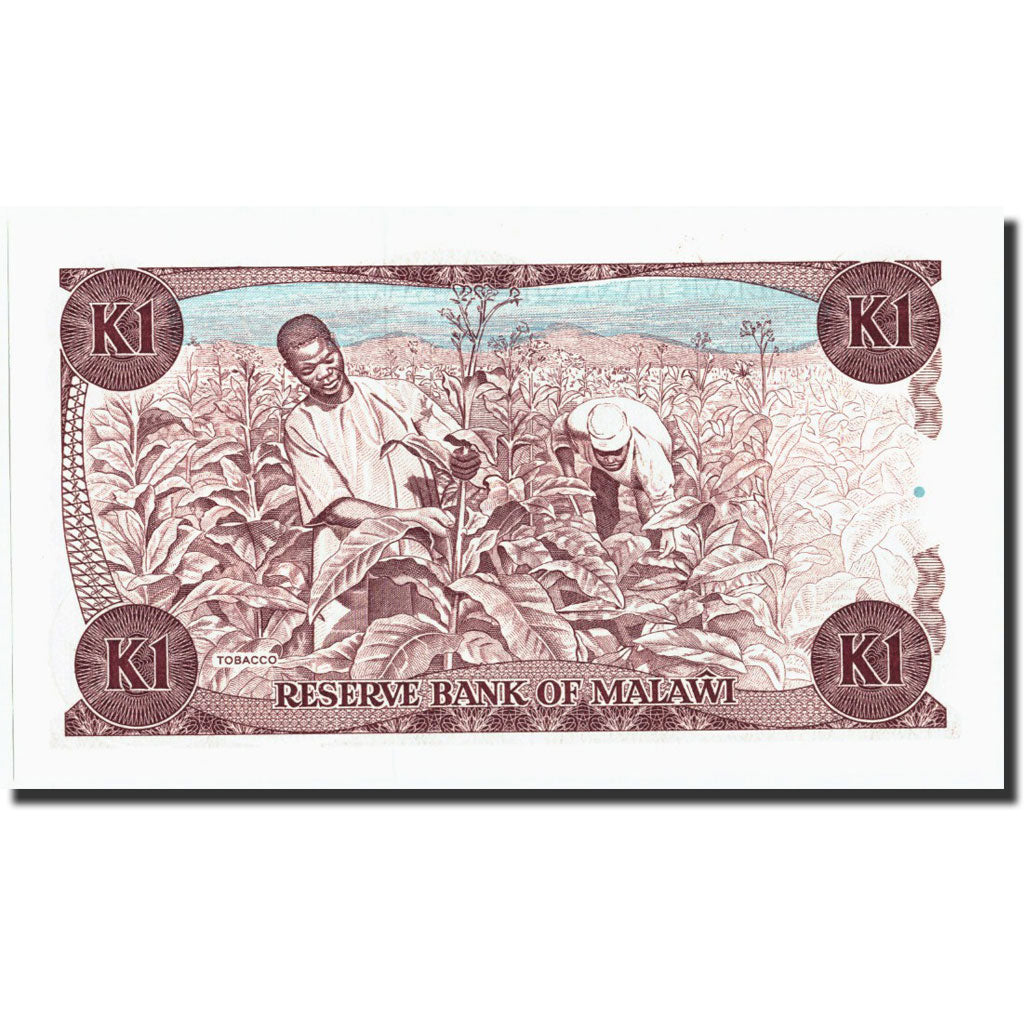 Banconote, Malawi, 1 Kwacha, 1986, KM:19a, 1986-03-01, FDS
