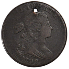 Stati Uniti, Draped Bust Cent, Cent, 1798, MB, Rame, KM:22
