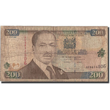 Banconote, Kenya, 200 Shillings, 1997, KM:38b, 1997-07-01, B
