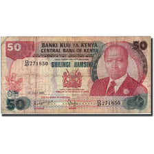 Geldschein, Kenya, 50 Shillings, 1985, 1985-07-01, KM:22b, SGE