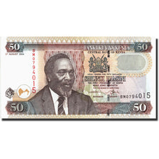 Banconote, Kenya, 50 Shillings, 2004, KM:41c, 2004-08-02, SPL