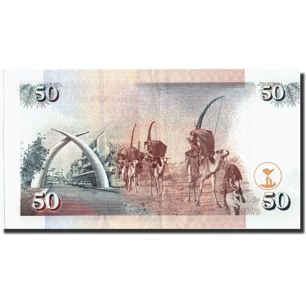 Banconote, Kenya, 50 Shillings, 2004, KM:41c, 2004-08-02, SPL
