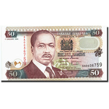 Banconote, Kenya, 50 Shillings, 1996, KM:36a1, 1996-01-01, SPL+