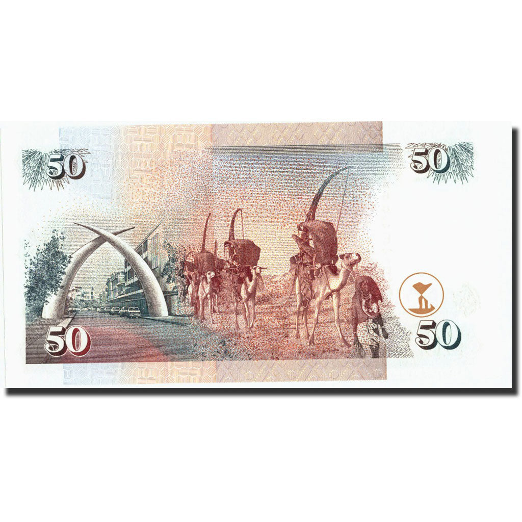 Banconote, Kenya, 50 Shillings, 1996, KM:36a1, 1996-01-01, SPL+