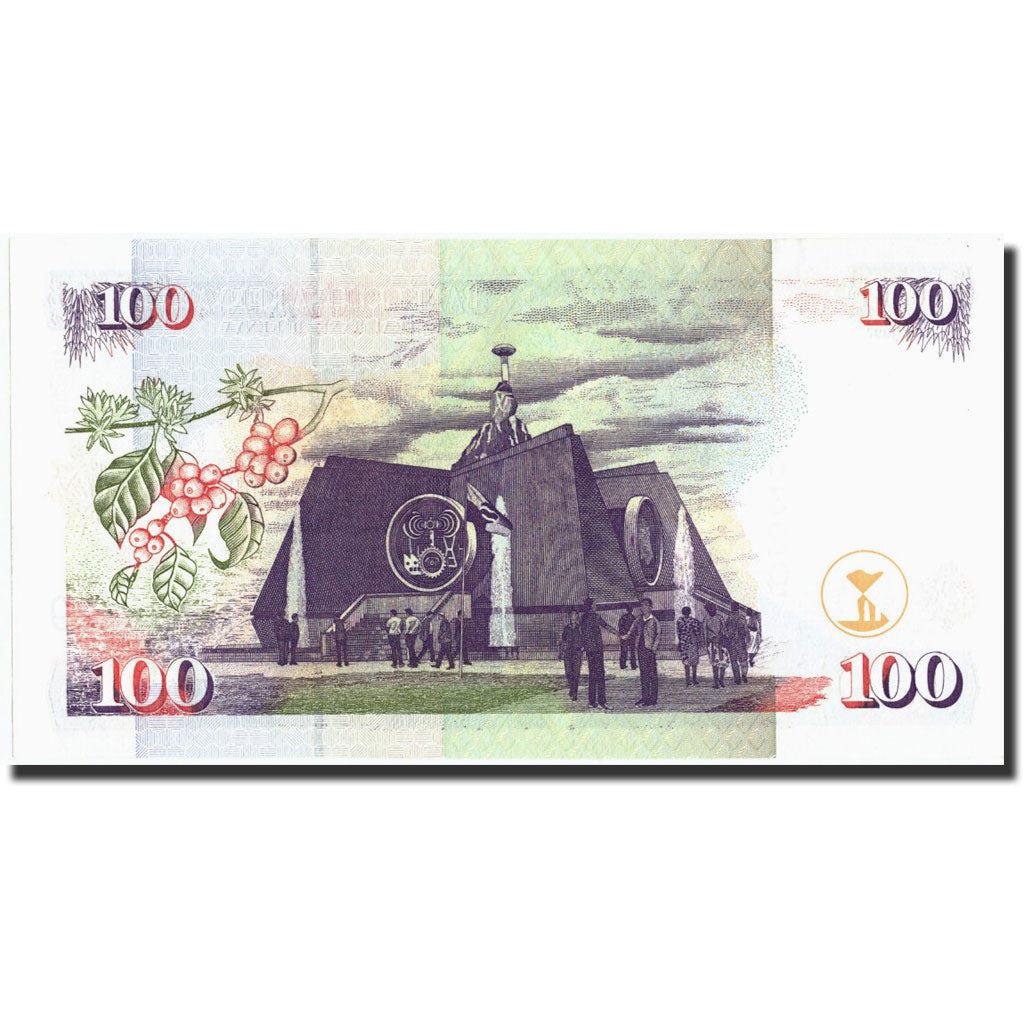 Banknote, Kenya, 100 Shillings, 1997, 1997-07-01, KM:37b, UNC(65-70)