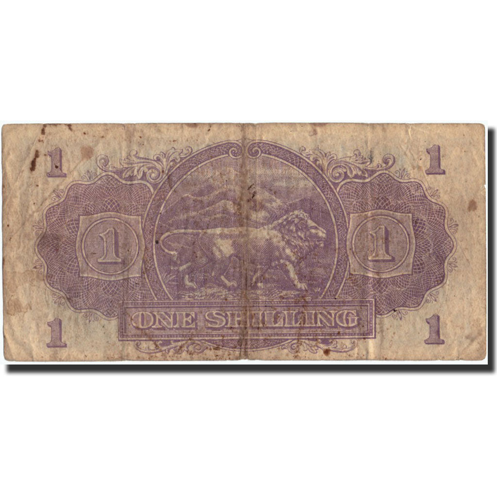 Billete, 1 Shilling, 1943, ESTE DE ÁFRICA, KM:27, 1943-01-01, BC