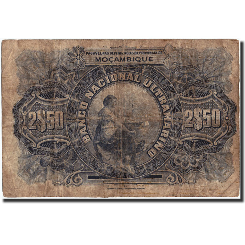 Mozambico, 2 1/2 Escudos, 1941, KM:82, 1941-09-01, MB