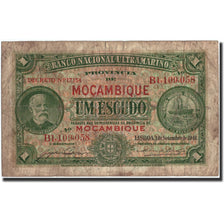 Banknote, Mozambique, 1 Escudo, 1941, 1941-09-01, KM:81, VF(20-25)