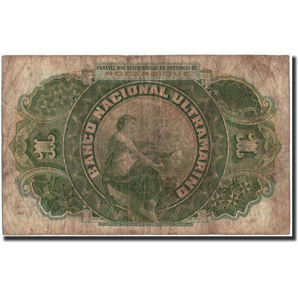 Banconote, Mozambico, 1 Escudo, 1941, KM:81, 1941-09-01, MB
