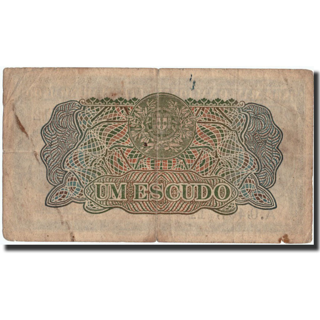 Banconote, Mozambico, 1 Escudo, 1944, KM:92, 1944-05-23, MB
