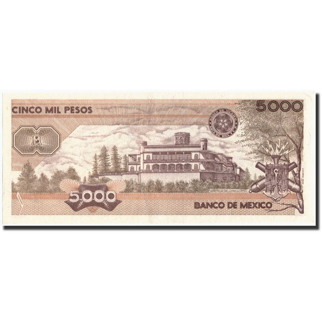 Billete, 5000 Pesos, 1987, México, KM:88b, 1987-02-24, UNC
