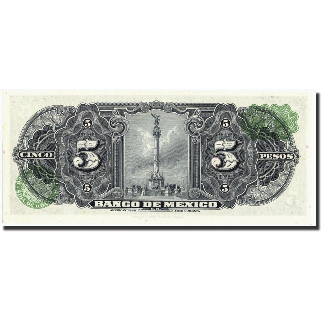 Banknote, Mexico, 5 Pesos, 1963, 1963-04-24, KM:60h, UNC(65-70)