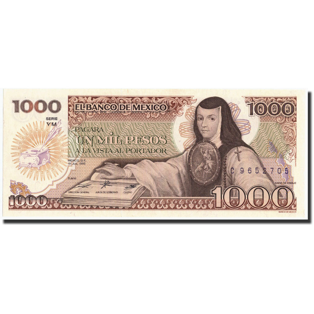 Banconote, Messico, 1000 Pesos, 1985, KM:85, 1985-07-19, FDS