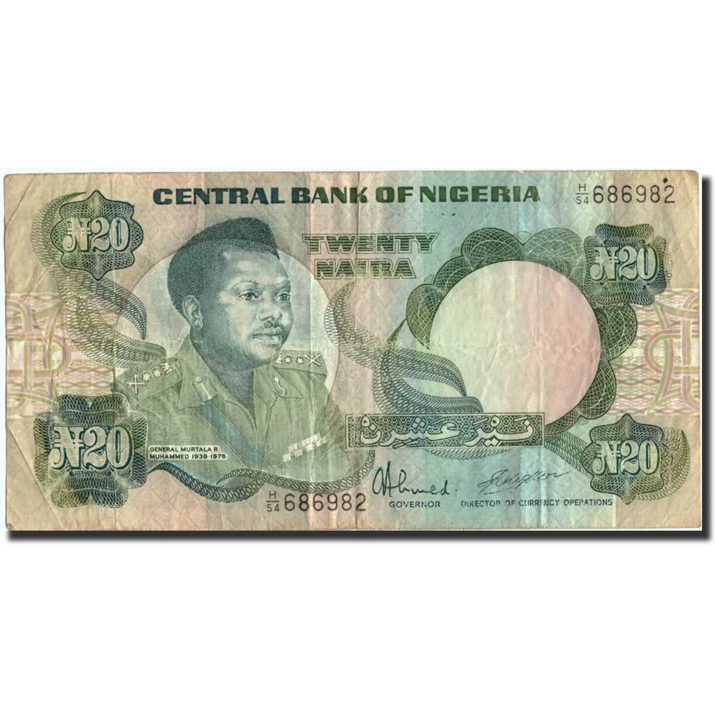 Banknot, Nigeria, 20 Naira, 1994, Undated, KM:26b, VF(20-25)