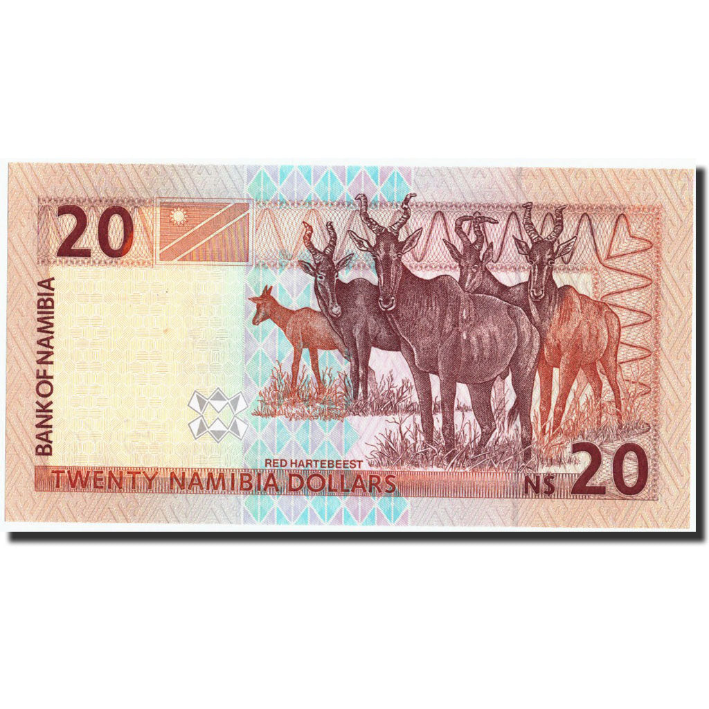 Banconote, Namibia, 20 Namibia Dollars, 1996, KM:5a, 1996, FDS