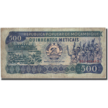 Geldschein, Mosambik, 500 Meticais, 1989, 1989-06-16, KM:131c, S