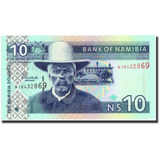Billete, 10 Namibia dollars, 2001, Namibia, KM:4a, 2001, UNC
