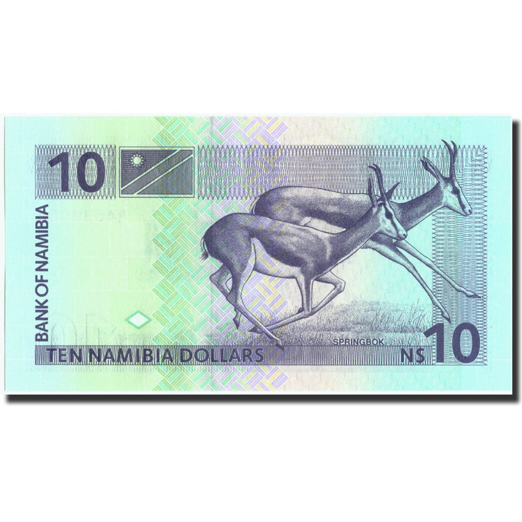 Billet, Namibia, 10 Namibia dollars, Undated (1993), Undated (1993), KM:1a, NEUF