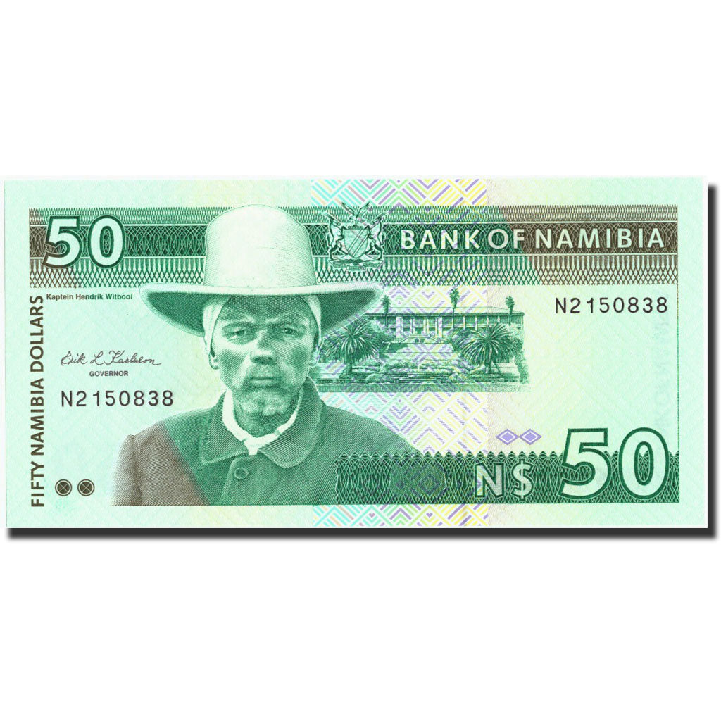 Banknote, Namibia, 50 Namibia dollars, 1993, 1993, KM:2a, UNC(65-70)