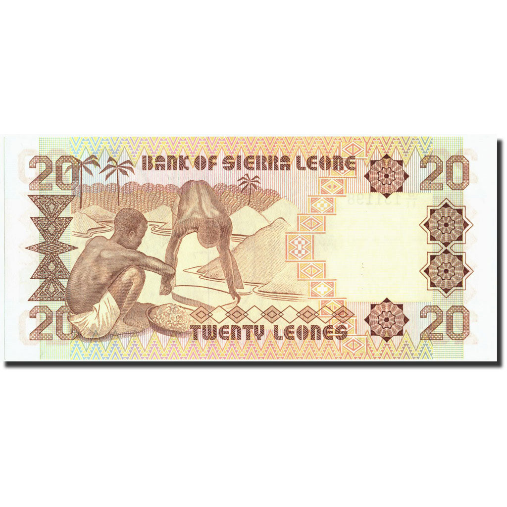 Sierra Leone, 20 Leones, 1988, KM:16, 1988-04-27, FDS