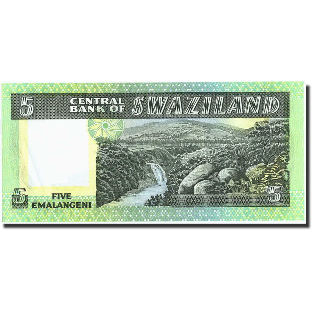 Banconote, Swaziland, 5 Emalangeni, undated (1982-86), KM:9a, undated (1982-86)