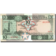Biljet, Somalië, 10 Shilin = 10 Shillings, 1987, 1987, KM:32c, NIEUW