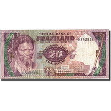 Banknote, Swaziland, 20 Emalangeni, undated (1984-86), Undated, KM:11b