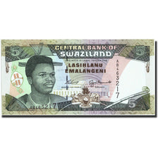 Banconote, Swaziland, 5 Emalangeni, undated 1995, KM:23a, Undated 1995, FDS