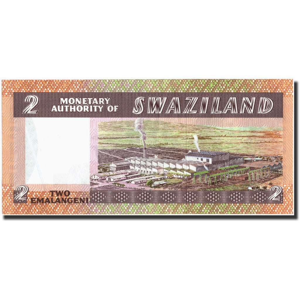 Billete, 2 Emalangeni, Undated (1974), Suazilandia, KM:2a, Undated (1974), SC