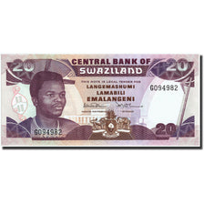 Biljet, Swaziland, 20 Emalangeni, undated (1990-95), undated (1990-95), KM:21a