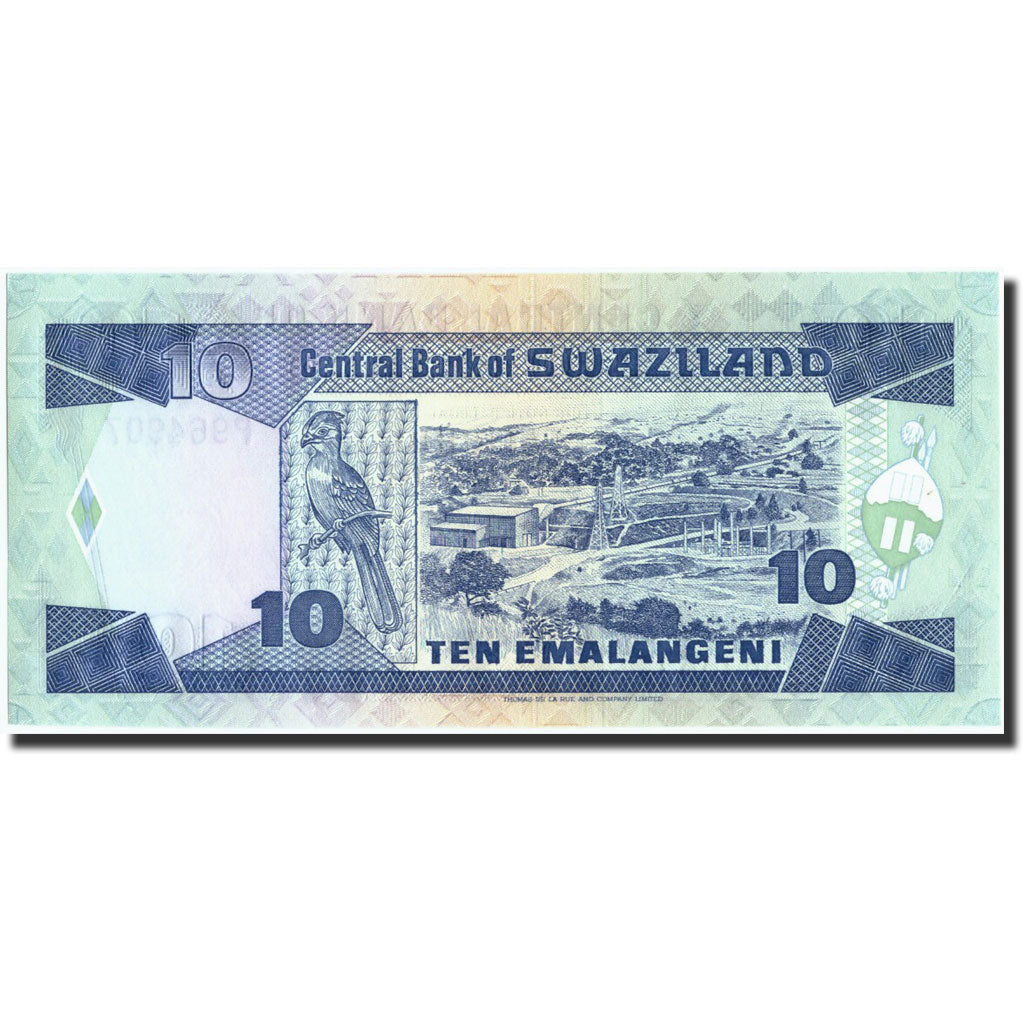 Banknot, Suazi, 10 Emalangeni, undated (1990-95), undated (1990-95), KM:20b